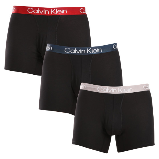 3PACK Calvin Klein miesten bokserit mustat (NB2971A-PZI)