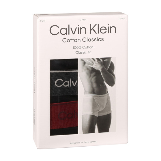 3PACK Calvin Klein miesten bokserit mustat (NB4002A-PRU)