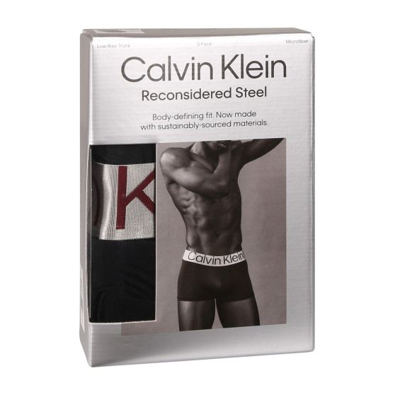 3PACK Calvin Klein miesten bokserit mustat (NB3074A-Q09)