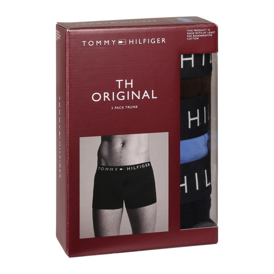 3PACK Tommy Hilfiger miesten bokserit moniväriset shortsit moniväriset (UM0UM03180 0X0)