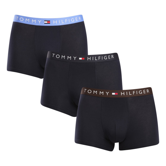 3PACK Tommy Hilfiger miesten bokserit tummansiniset shortsit (UM0UM03181 0X0)