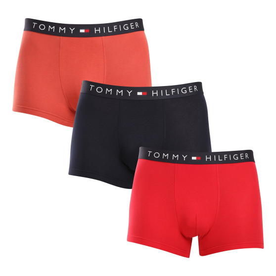 3PACK Tommy Hilfiger miesten bokserit moniväriset shortsit moniväriset (UM0UM03180 0RW)