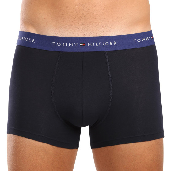 3PACK Tommy Hilfiger miesten bokserit tummansiniset shortsit (UM0UM02763 0WN)