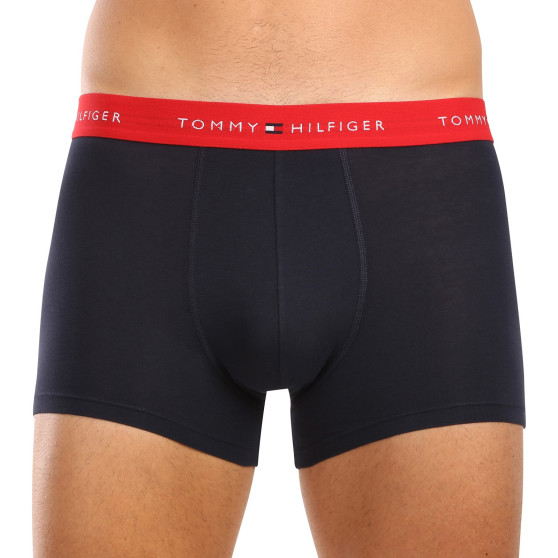 3PACK Tommy Hilfiger miesten bokserit tummansiniset shortsit (UM0UM02763 0WN)