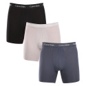 3PACK Calvin Klein miesten bokserit moniväriset shortsit moniväriset (NB1770A-QRH)