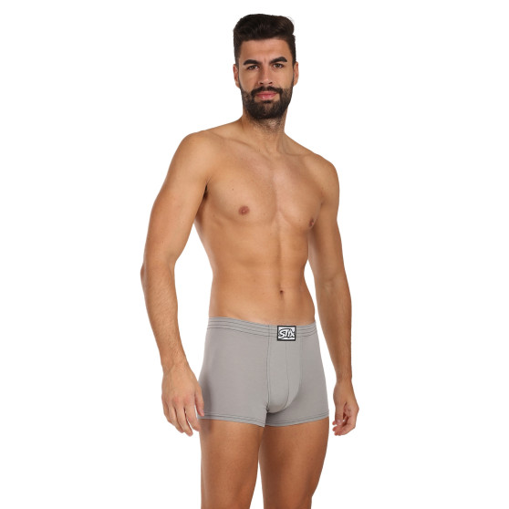 Styx Miesten bokserit classic rubber vaaleanharmaat boxershortsit (Q1062)